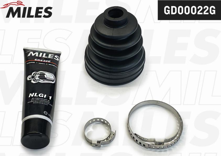 Miles GD00022G - Пильник, приводний вал autozip.com.ua