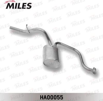 Miles HA00055 - Глушник вихлопних газів кінцевий autozip.com.ua