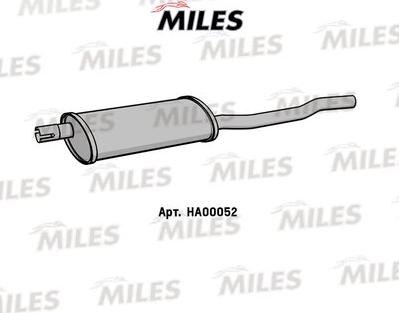 Miles HA00052 - Глушник вихлопних газів кінцевий autozip.com.ua