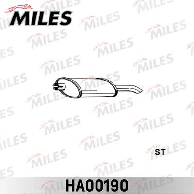 Miles HA00190 - Глушник вихлопних газів кінцевий autozip.com.ua