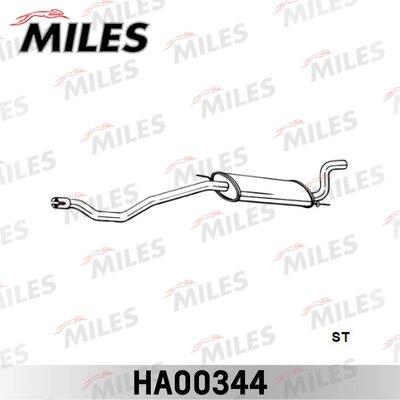 Miles HA00344 - Глушник вихлопних газів кінцевий autozip.com.ua
