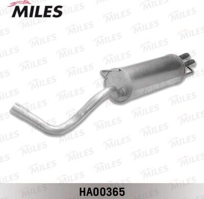 Miles HA00365 - Глушник вихлопних газів кінцевий autozip.com.ua