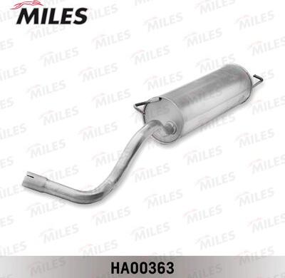 Miles HA00363 - Глушник вихлопних газів кінцевий autozip.com.ua