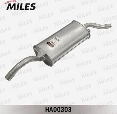 Miles HA00303 - Глушник вихлопних газів кінцевий autozip.com.ua