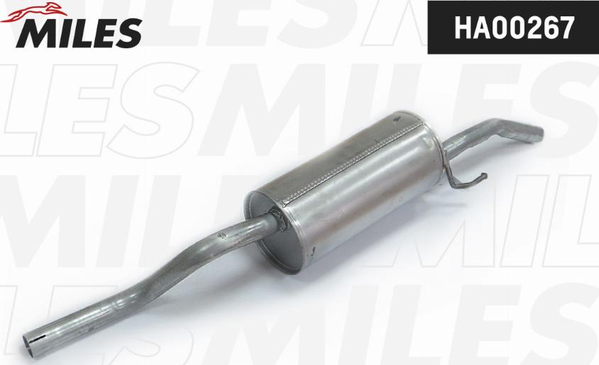 Miles HA00267 - Глушник вихлопних газів кінцевий autozip.com.ua