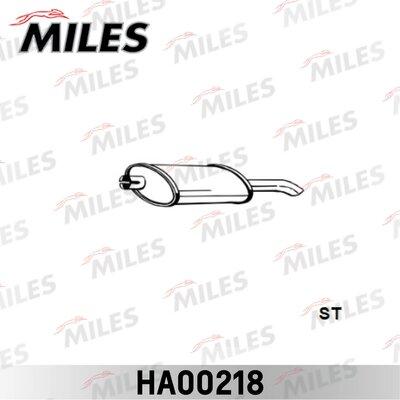 Miles HA00218 - Глушник вихлопних газів кінцевий autozip.com.ua