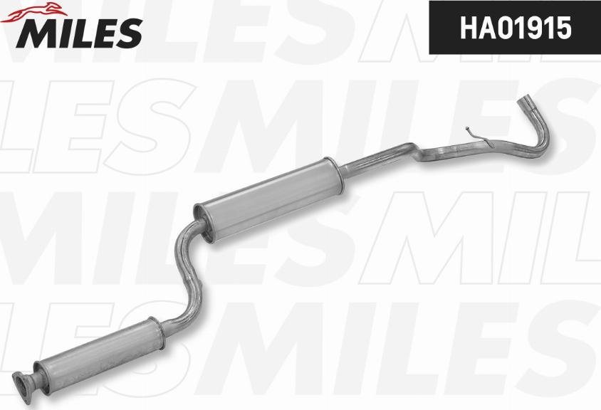 Miles HA01915 - Резонатор, система випуску autozip.com.ua