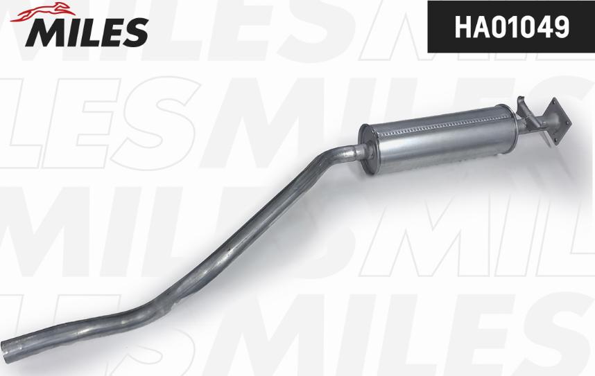 Miles HA01049 - Середній глушник вихлопних газів autozip.com.ua