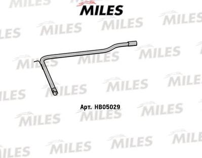 Miles HB05029 - Труба вихлопного газу autozip.com.ua