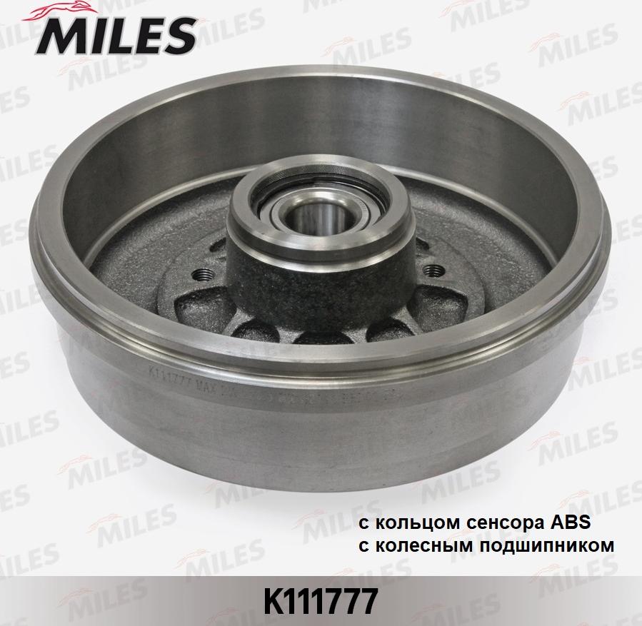 Miles K111777 - Гальмівний барабан autozip.com.ua