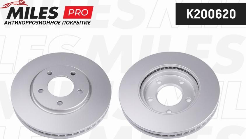 Miles K200620 - Гальмівний диск autozip.com.ua