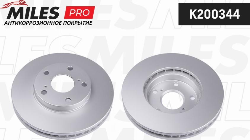Miles K200344 - Гальмівний диск autozip.com.ua