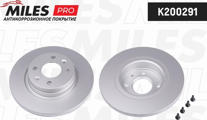 Miles K200291 - Гальмівний диск autozip.com.ua