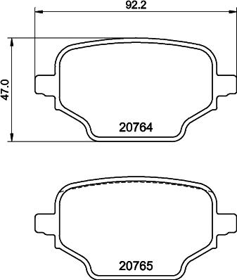 Mintex MDB4136 - Гальмівні колодки, дискові гальма autozip.com.ua