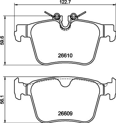 Mintex MDB4346 - Гальмівні колодки, дискові гальма autozip.com.ua