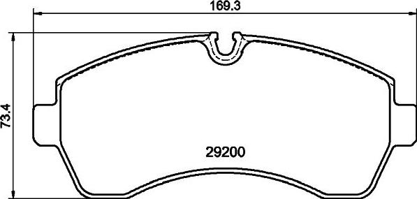 Mintex MDB4311 - Гальмівні колодки, дискові гальма autozip.com.ua