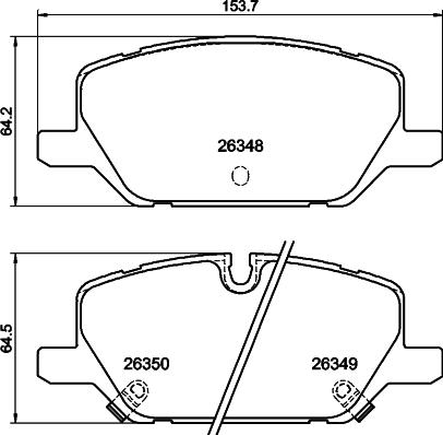 Mintex MDB4376 - Гальмівні колодки, дискові гальма autozip.com.ua