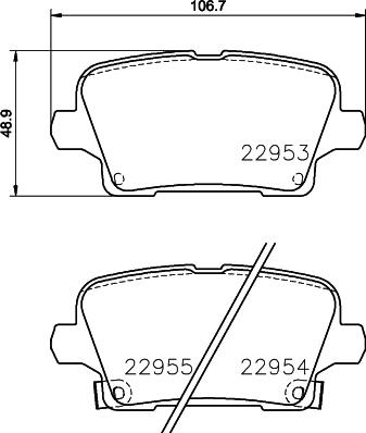 Mintex MDB4204 - Гальмівні колодки, дискові гальма autozip.com.ua