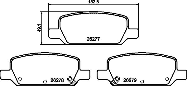 Mintex MDB4289 - Гальмівні колодки, дискові гальма autozip.com.ua