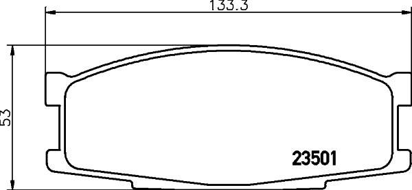 Mintex MDB1449 - Гальмівні колодки, дискові гальма autozip.com.ua