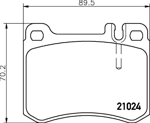 Mintex MDB1444 - Гальмівні колодки, дискові гальма autozip.com.ua