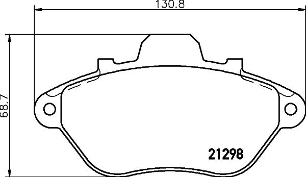 Mintex MDB1454 - Гальмівні колодки, дискові гальма autozip.com.ua