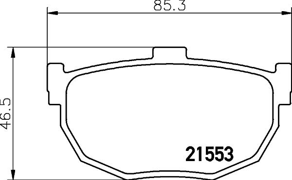 Mintex MDB1450 - Гальмівні колодки, дискові гальма autozip.com.ua