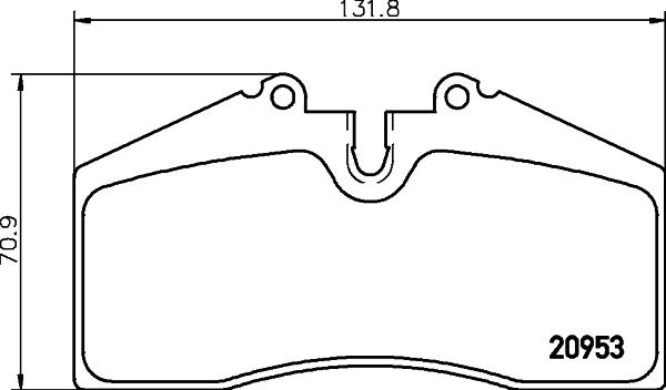 Mintex MDB1457 - Гальмівні колодки, дискові гальма autozip.com.ua