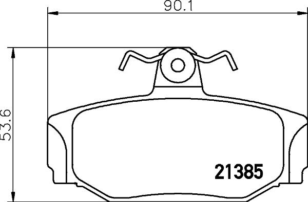 Mintex MDB1467 - Гальмівні колодки, дискові гальма autozip.com.ua