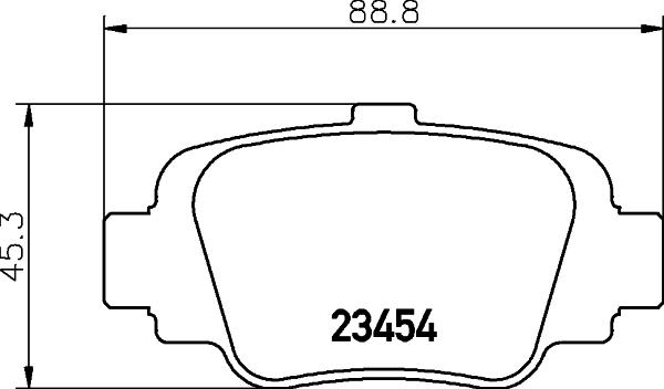 Mintex MDB1569 - Гальмівні колодки, дискові гальма autozip.com.ua