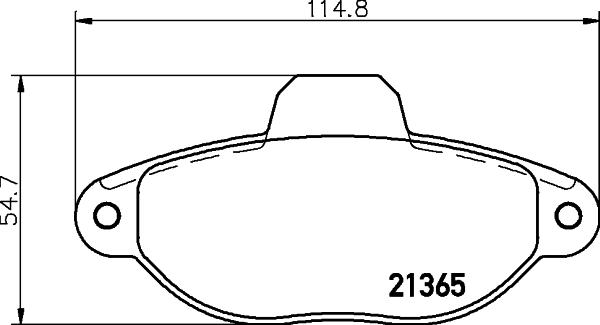 Mintex MDB1573 - Гальмівні колодки, дискові гальма autozip.com.ua