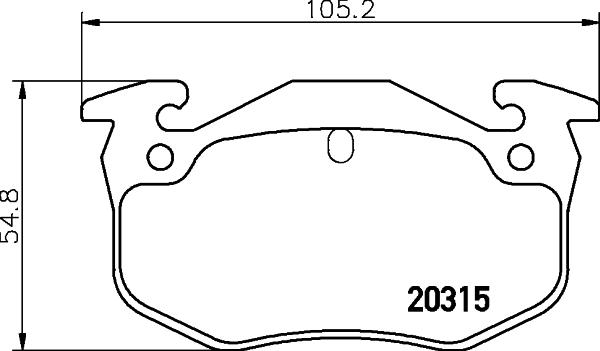 Mintex MDB1668 - Гальмівні колодки, дискові гальма autozip.com.ua