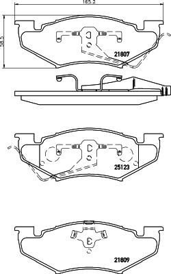 Mintex MDB1604 - Гальмівні колодки, дискові гальма autozip.com.ua