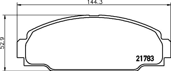 Mintex MDB1619 - Гальмівні колодки, дискові гальма autozip.com.ua