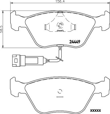 Mintex MDB1637 - Гальмівні колодки, дискові гальма autozip.com.ua