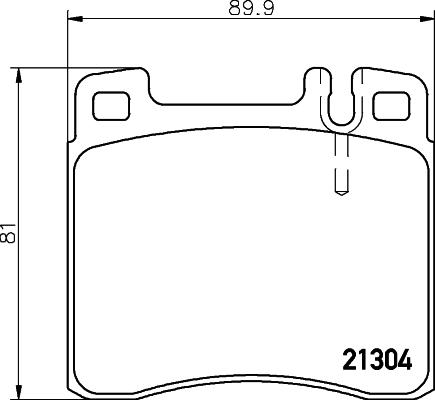 Mintex MDB1626 - Гальмівні колодки, дискові гальма autozip.com.ua