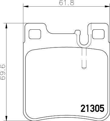 Mintex MDB1627 - Гальмівні колодки, дискові гальма autozip.com.ua