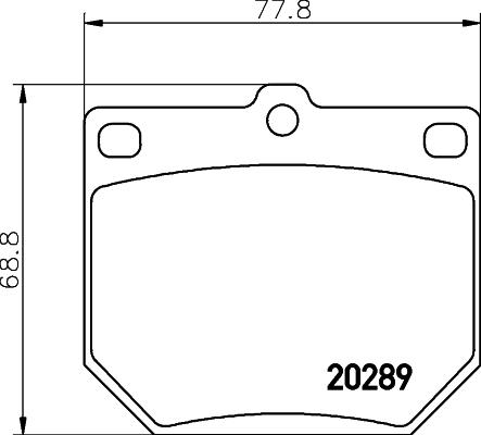 Mintex MDB1054 - Гальмівні колодки, дискові гальма autozip.com.ua