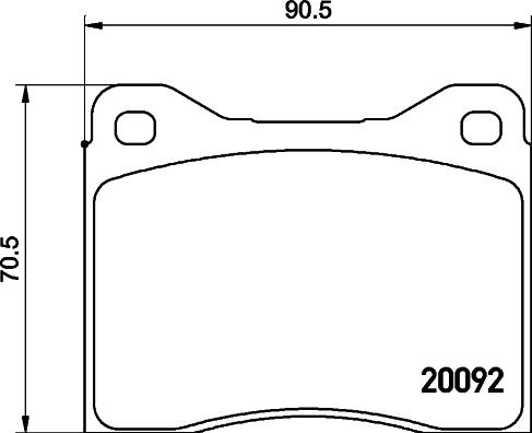 Mintex MDB1024 - Гальмівні колодки, дискові гальма autozip.com.ua