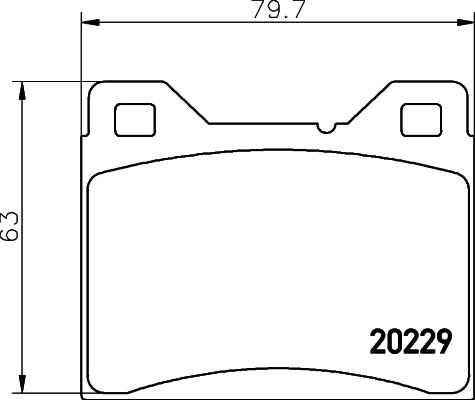 Mintex MDB1026 - Гальмівні колодки, дискові гальма autozip.com.ua