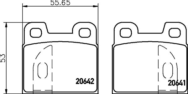 Mintex MDB1072 - Гальмівні колодки, дискові гальма autozip.com.ua