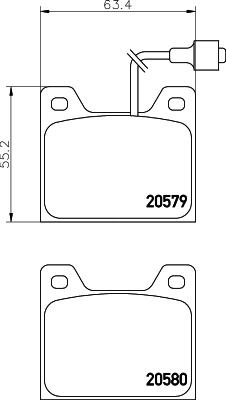 Mintex MDB1146 - Гальмівні колодки, дискові гальма autozip.com.ua