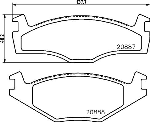 Mintex MDB1168 - Гальмівні колодки, дискові гальма autozip.com.ua