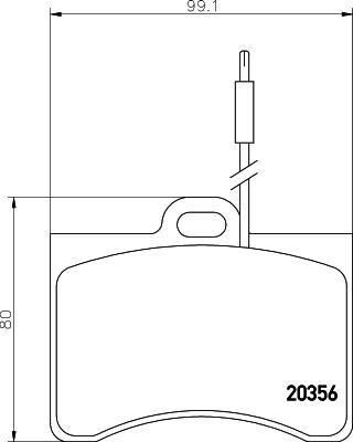 Mintex MDB1101 - Гальмівні колодки, дискові гальма autozip.com.ua