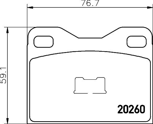 Mintex MDB1103 - Гальмівні колодки, дискові гальма autozip.com.ua