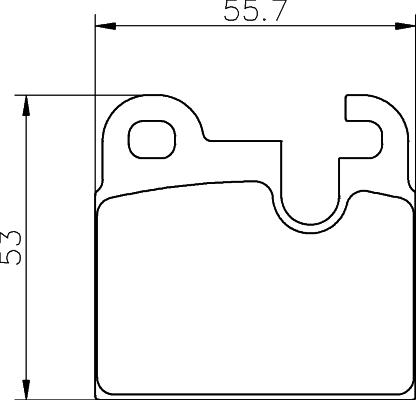 Mintex MDB1116 - Гальмівні колодки, дискові гальма autozip.com.ua