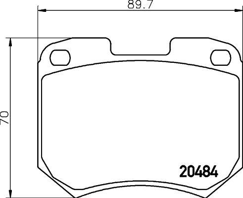 Mintex MDB1130 - Гальмівні колодки, дискові гальма autozip.com.ua