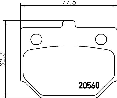 Mintex MDB1125 - Гальмівні колодки, дискові гальма autozip.com.ua