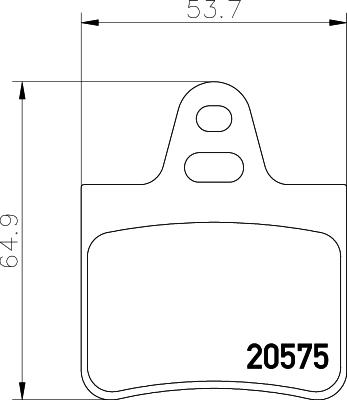 Mintex MDB1120 - Гальмівні колодки, дискові гальма autozip.com.ua