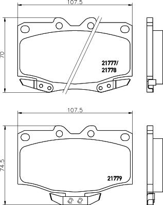 Mintex MDB1894 - Гальмівні колодки, дискові гальма autozip.com.ua